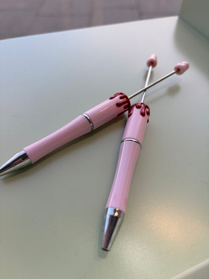Drip style beadable pen