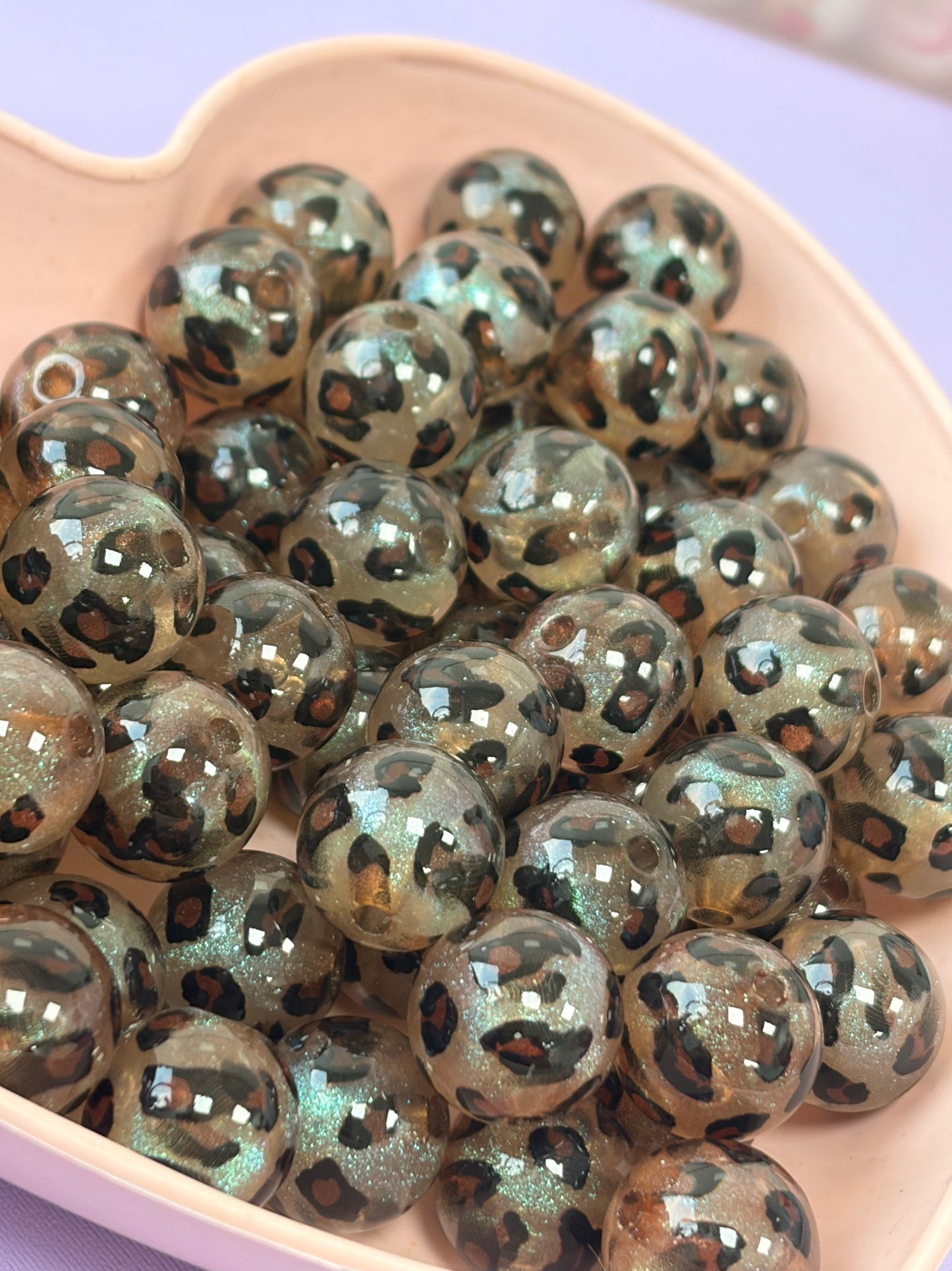 Leopard print 16mm (10pcs)