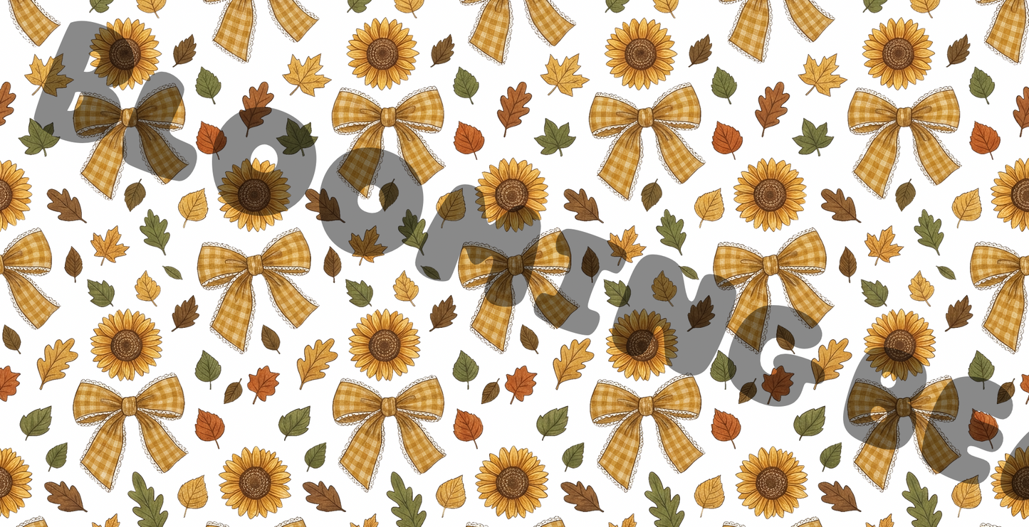 16oz wrap autumn bows