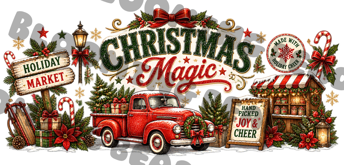 16oz wrap Christmas magic