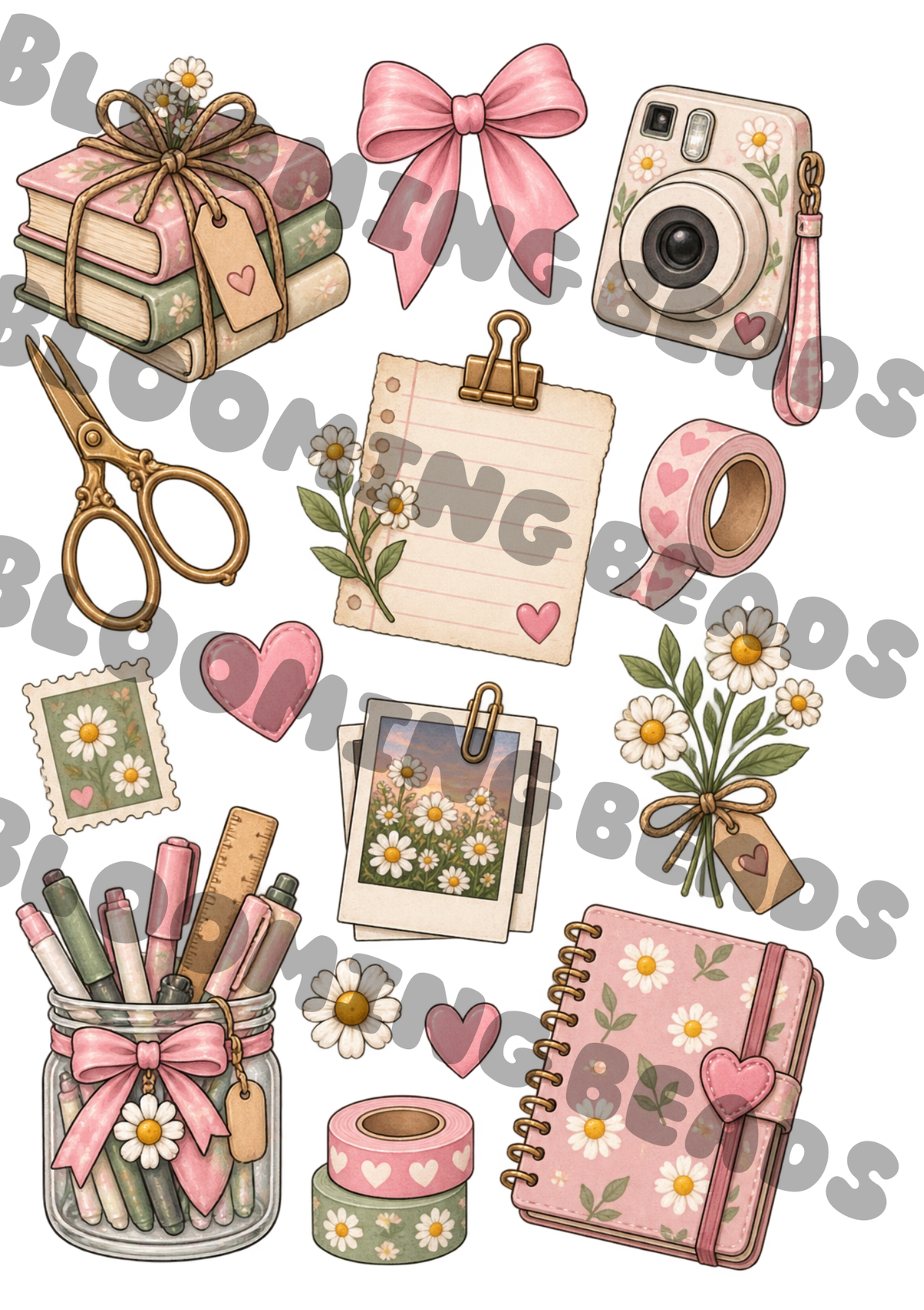 A4 element sheet scrapbooking