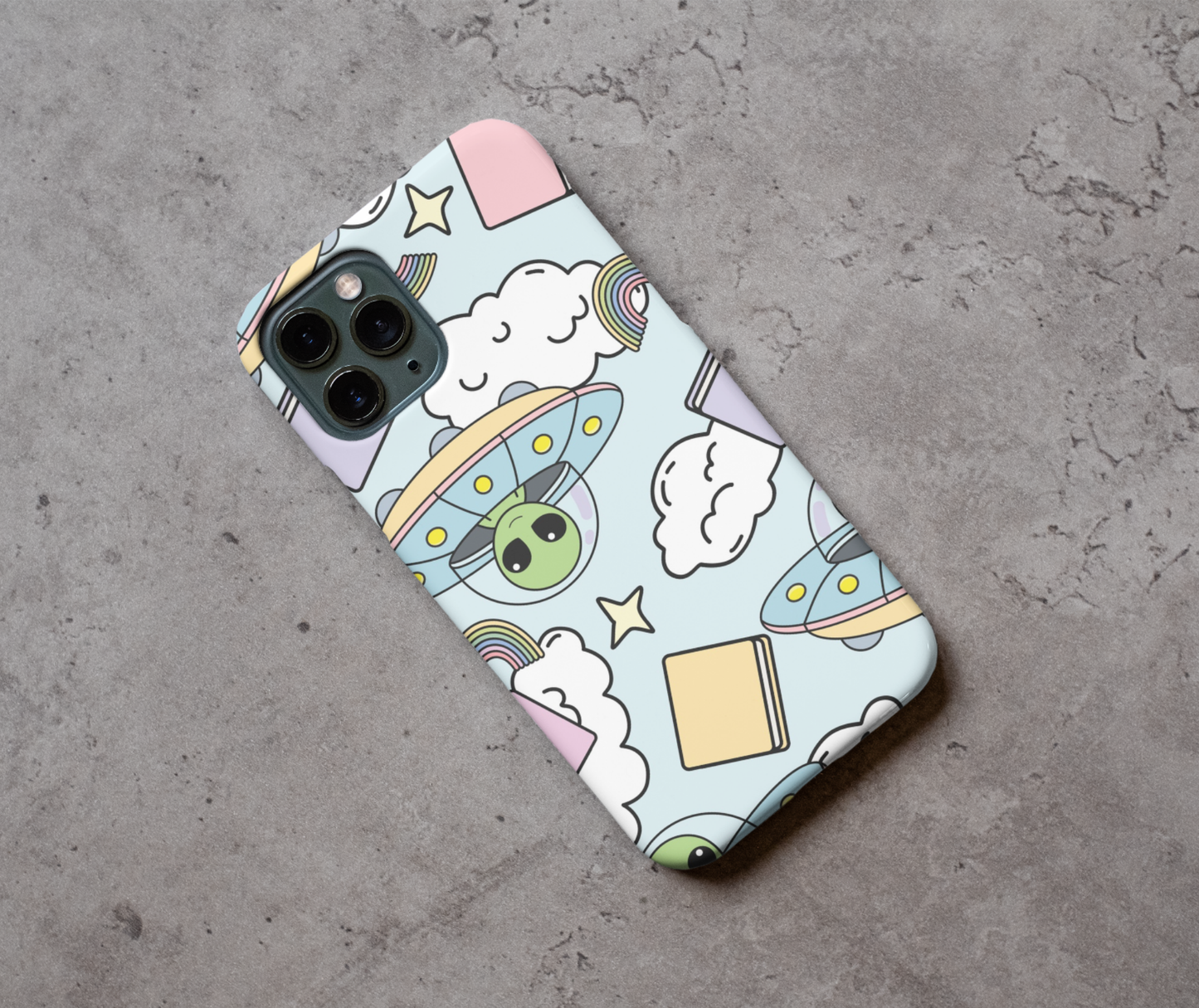 Alien style phone case