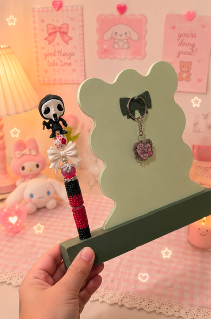 Keychain and pen display