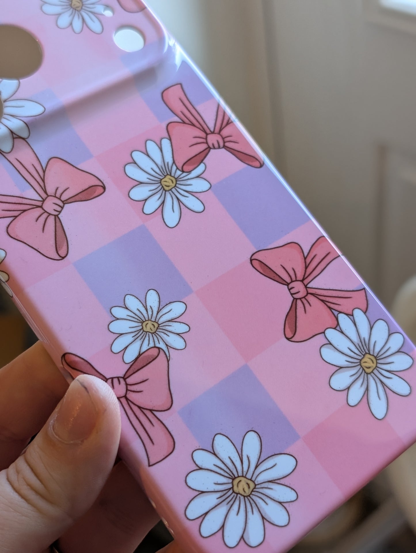 Bow & flowers phone case