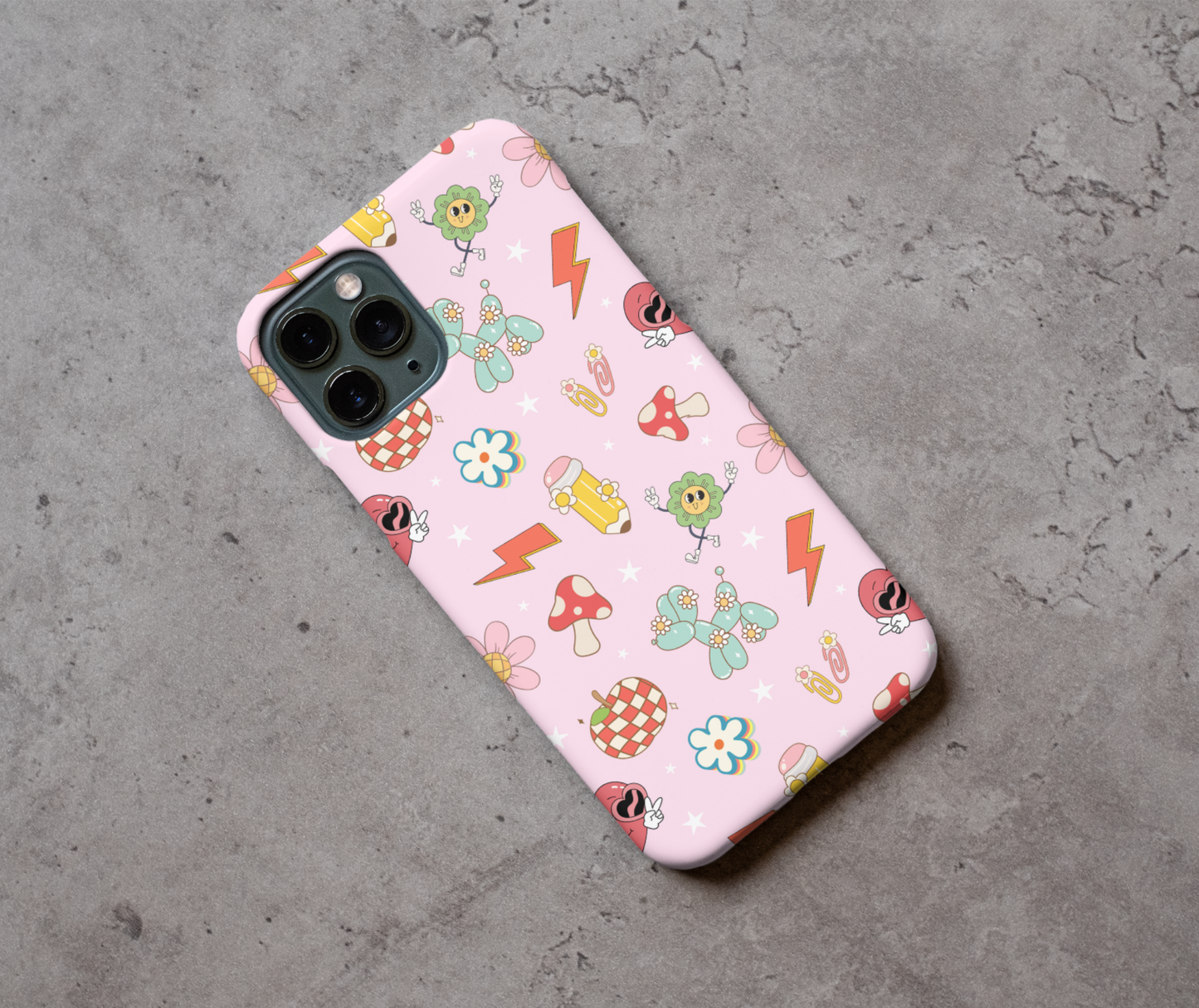 Retro style phone case