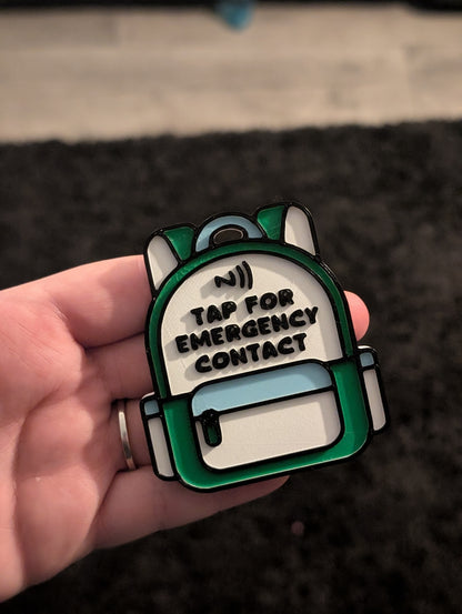Emergency contact nfc tags